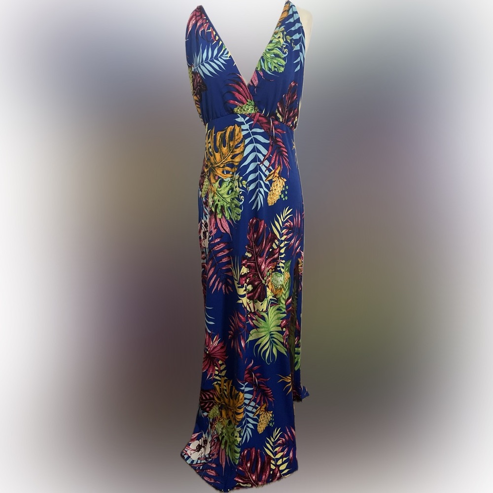 WWOT Fashion Nova tropical maxi dress
